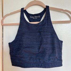 Outdoor Voices TechSweat™ Crop Top / Move Free Crop Top - Navy Blue
